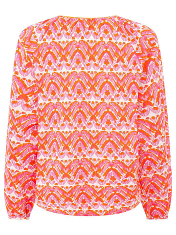 Zwillingsherz Bluse "Joyful" in Rot/ Rosa