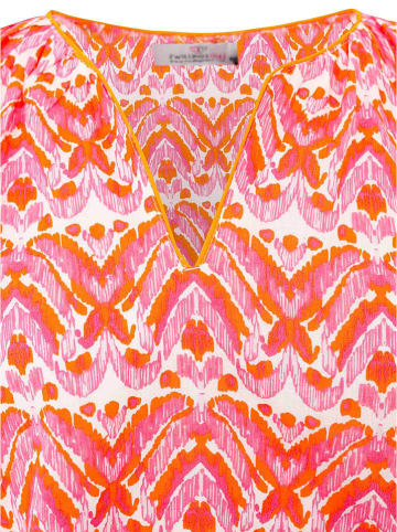 Zwillingsherz Bluse "Joyful" in Rot/ Rosa