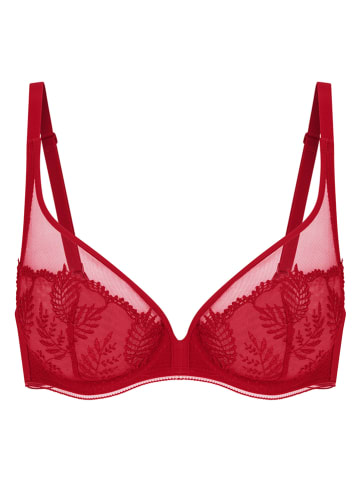 Simone Perele Biustonosz "Bloom" w kolorze czerwonym