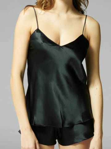 Simone Perele Seiden-Pyjama-Top "Dream" in Schwarz