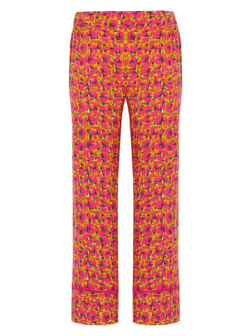 Simone Perele Pyjama-Hose "Songe" in Pink/ Gelb