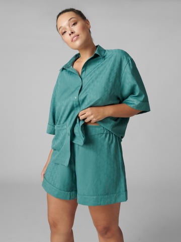 Simone Perele Pyjama-Shorts "Caprice" in Türkis