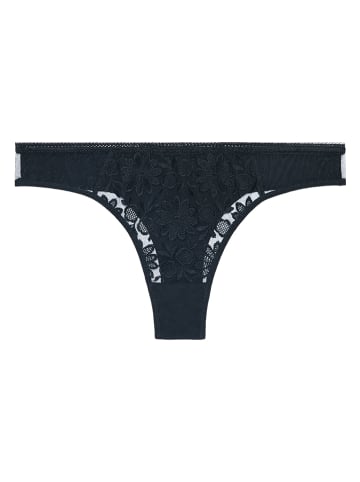 Simone Perele Stringi "Amazone" w kolorze czarnym