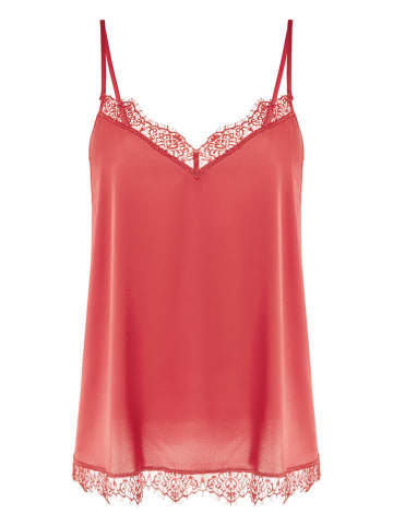 Simone Perele Pyjama-Oberteil "Satin Secrets" in Koralle