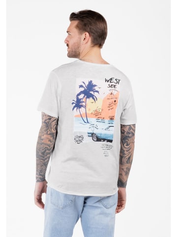 KEY LARGO Shirt "West Side" in Weiß