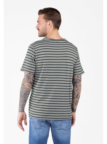 KEY LARGO Shirt "Inspire" in Grau/ Schwarz