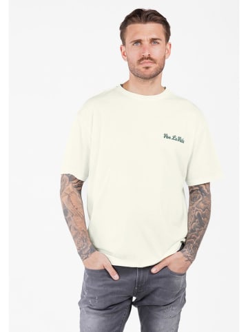 KEY LARGO Shirt "Vive La Vida" in Creme