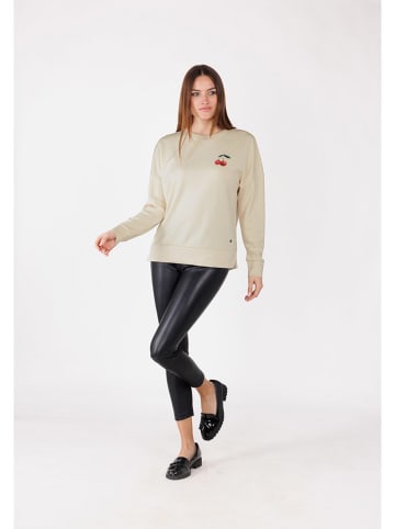 KEY LARGO Sweatshirt "Juice" in Beige