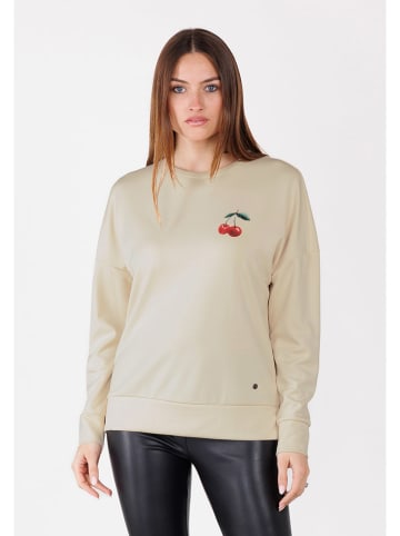 KEY LARGO Sweatshirt "Juice" in Beige