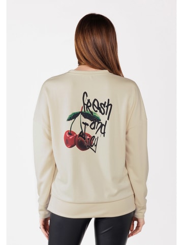 KEY LARGO Sweatshirt "Juice" in Beige