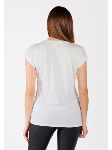 KEY LARGO Shirt "Flamingo" in Weiß