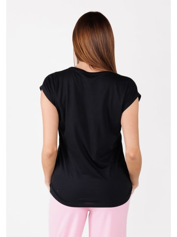 KEY LARGO Shirt "Flamingo" in Schwarz