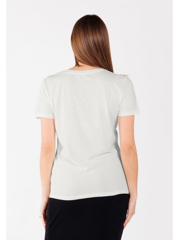 KEY LARGO Shirt "Ciao" in Creme