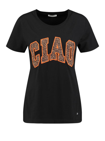 KEY LARGO Shirt "Ciao" in Schwarz