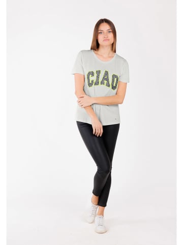KEY LARGO Shirt "Ciao" in Creme