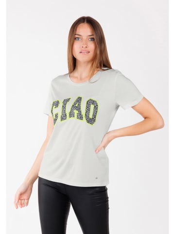 KEY LARGO Shirt "Ciao" in Creme