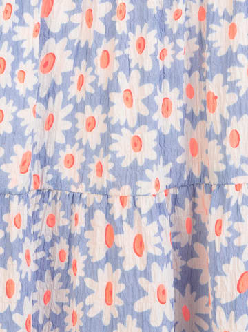 Danamade Kleid "Dyade" in Hellblau/ Weiß
