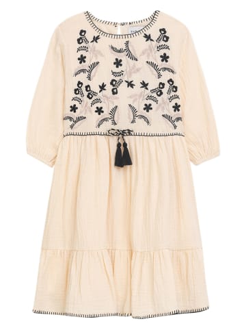 Danamade Kleid "Drabea" in Beige/ Schwarz