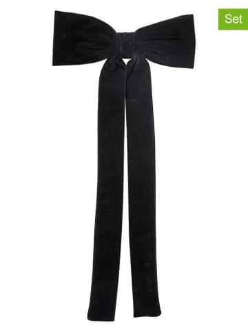 Becksöndergaard 2er-Set: Haarklammern in Schwarz/ Bordeaux