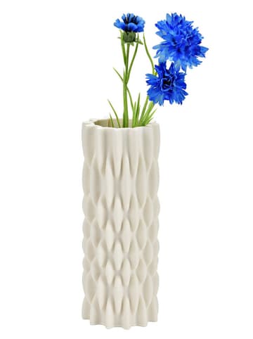 G. Wurm Vaas wit - (H)22 x Ø 8 cm