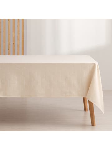 GAMUSI Tischdecke "Line" in Creme