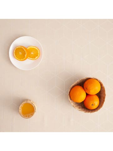GAMUSI Tischdecke "Line" in Creme
