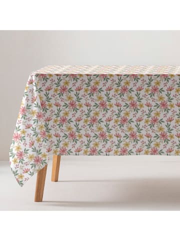 GAMUSI Tischdecke "Levantia" in Rosa/ Gelb/ Grün