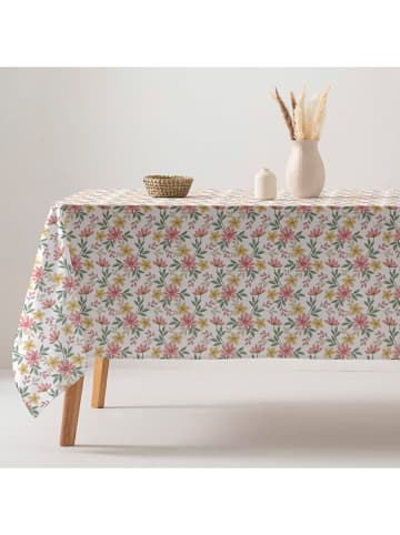 GAMUSI Tischdecke "Levantia" in Rosa/ Gelb/ Grün