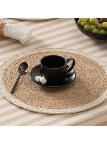 GAMUSI 2er-Set: Tischsets "Liraya" in Beige