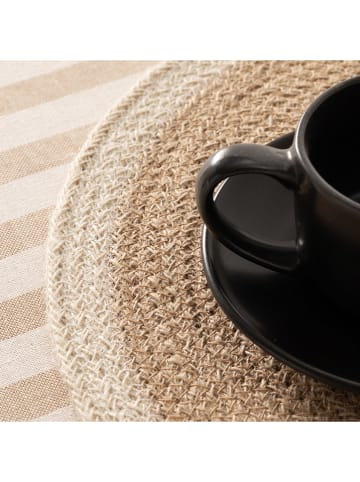 GAMUSI 2er-Set: Tischsets "Liraya" in Beige