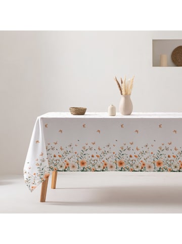 GAMUSI Tischdecke "Lavina" in Orange/ Grün