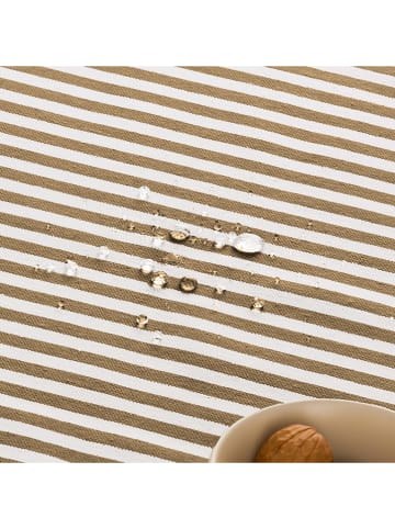 GAMUSI Tischdecke "Arenza" in Beige/ Grau