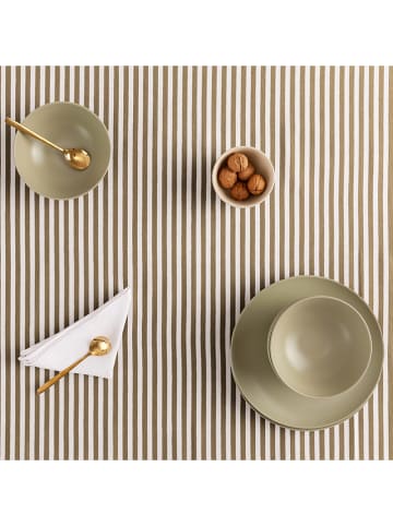 GAMUSI Tischdecke "Arenza" in Beige/ Grau