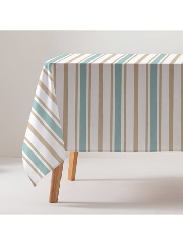 GAMUSI Tischdecke "Maris" in Grün/ Beige