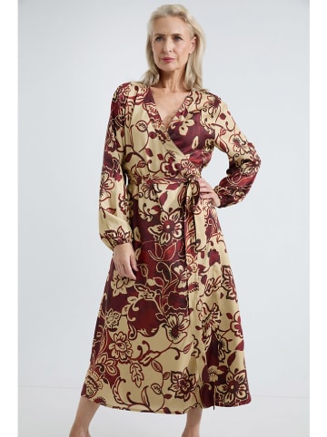 Josephine & Co Sukienka "Alise" w kolorze czerwono-żółtym