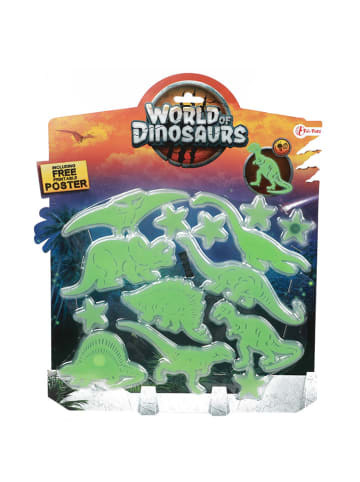 Toi-Toys Fluoriserende dinodecoratie "World of dinosaurs" - vanaf 3 jaar