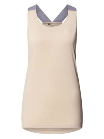 Haglöfs Funktionstop "Ridge" in Beige/ Grau
