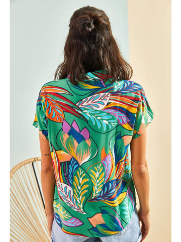 Bianco Lucci Bluse in Bunt