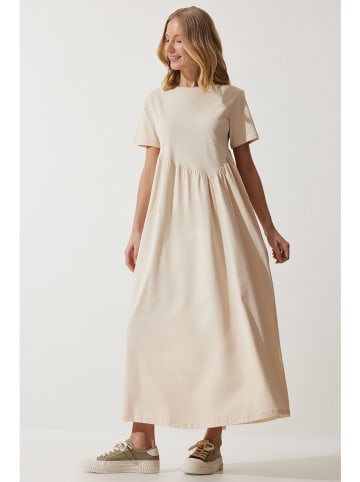 Happiness Istanbul Kleid in Creme