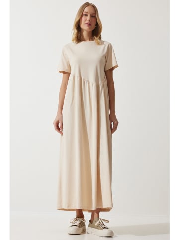 Happiness Istanbul Kleid in Creme