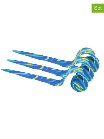 Sunflex 3er-Set: Tauchbälle "Flames Bluefire" in Hellblau/ Gelb