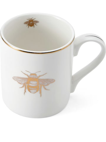 Mikasa Kubki (2 szt.) "Queen Bee" w kolorze złoto-białym - 280 ml