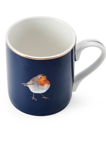 Mikasa 2-delige set: koppen "Robin" donkerblauw - 280 ml