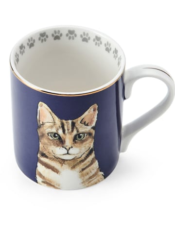 Mikasa Kubki (2 szt.) "Cat" w kolorze granatowo-jasnobrązowym - 280 ml