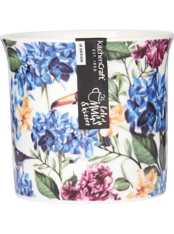 Mikasa Kubki (2 szt.) "Country Floral" w kolorze niebiesko-żółtym - 300 ml