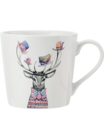 Mikasa Kop "Stag" wit/meerkleurig - 380 ml