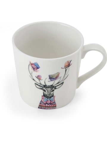 Mikasa Kop "Stag" wit/meerkleurig - 380 ml