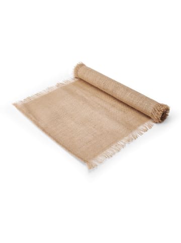 Mikasa Jute tafelloper beige - (L)230 x (B)35 cm