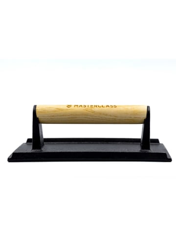 MasterClass Grillpresse in Schwarz/ Hellbraun - (L)21 x (B)11 cm