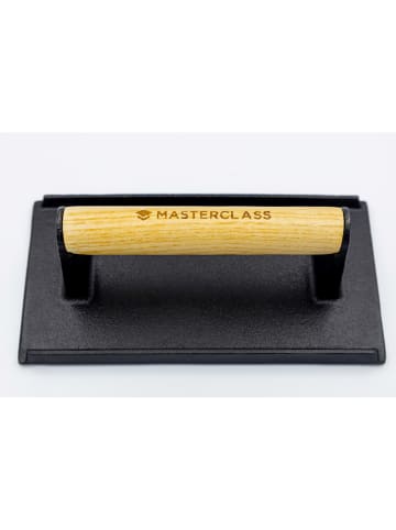 MasterClass Grillpresse in Schwarz/ Hellbraun - (L)21 x (B)11 cm
